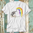 Elephant Spraying Rainbow Lgbt Q Gay Lesbian Pride Proud T-Shirt
