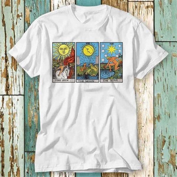 Tarot Cards Magic The Sun Moon Star T Shirt T-Shirt