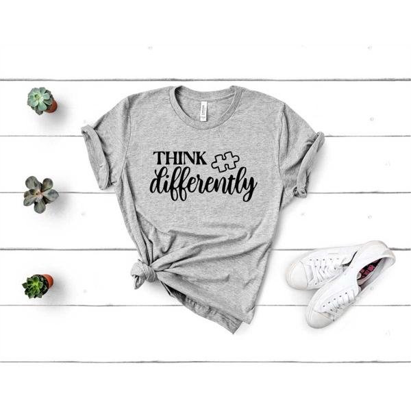 Autism Shirt, Think Differently Shirt, Autism Awareness Shirt, Autism Walk Shirt, Autism Kids Tee, A