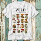 Mushroom Champignons Mycology Antique Botanical Herbology Plants Fungi Foraging T-Shirt