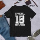 Official 18 Year Old Young Adult Birthday Shirt  T-Shirt