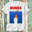 Honk Honk Jaws Honks Funny Goose Duck Dnd T T-Shirt