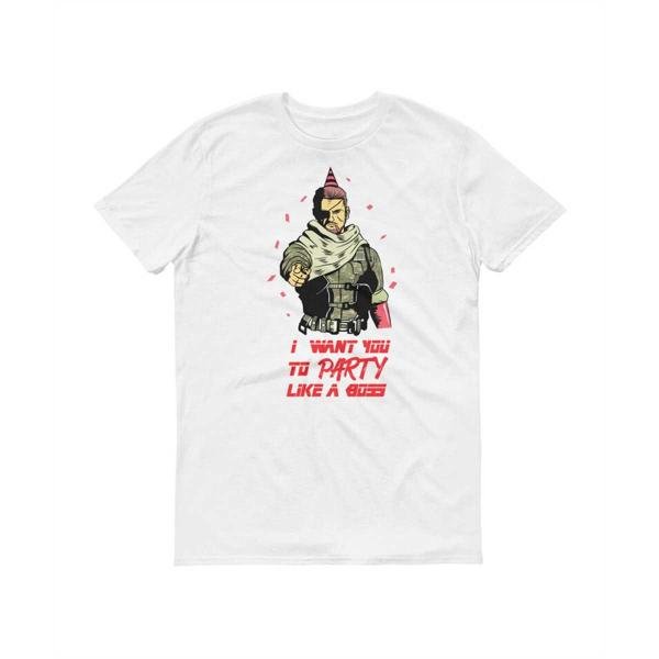 Metal Gear Solid Video Game Men T-Shirt - Party Like A Boss