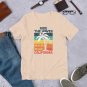 Retro Malibu Beach California Palm Tree Vacation T-Shirt