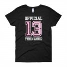 Official 13 Teenager 13th Birthday Shirt 13 T-Shirt