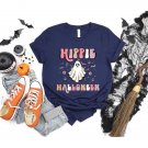 Spooky Season Shirt, Hippie Halloween Shirt, Halloween Shirt, Fall Shirt, Ghost Shirt, Flower Ghost 