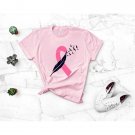 Breast Cancer Shirt, Pink Ribbon With Birds Shirt, Cancer Awareness Shirt, Strong Women, Cancer Warr