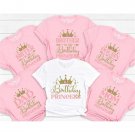 Custom Family Birthday Shirt, Custom Birthday Princess Shirt, Custom Birthday Party Shirt, Personali