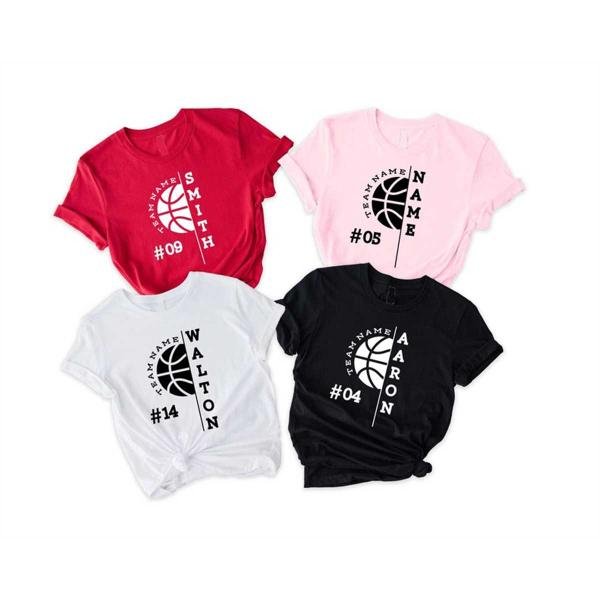Personalized Basketball Shirt, Custom Basketball Shirt, Basketball Team Name Shirt, Basketball Shirt