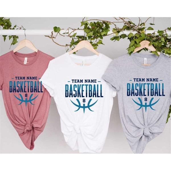 Personalized Basketball Shirt, Custom Basketball Shirt, Basketball Team Name Shirt, Basketball Shirt