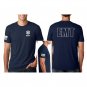 EMT Emergency Medical Service Prayer Snake Left Chest Unisex White and Reflective