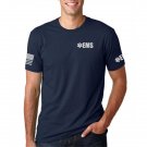 EMS Left Chest Emergency Medical Service T Shirt - Unisex White and Reflective