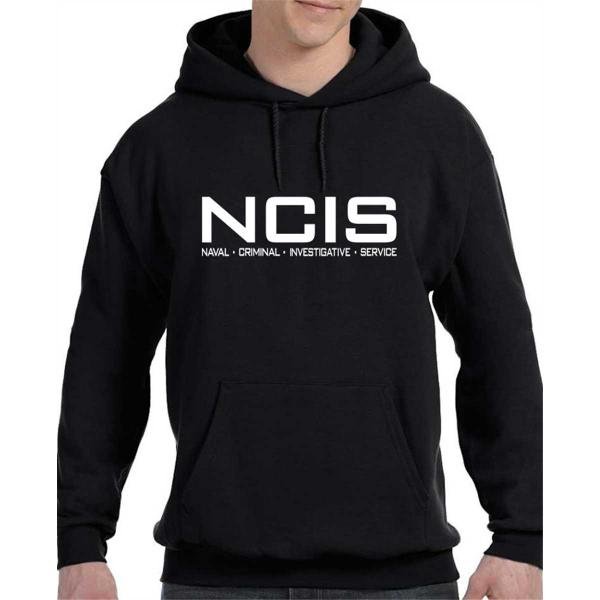 NCIS logo Sweatshirt Tv Show fan Black Hoodie