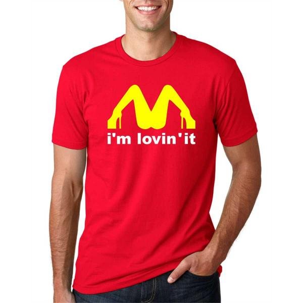 Funny McDonald's, I'm Lovin It, Short-Sleeve Unisex T-Shirt