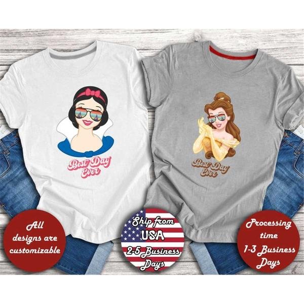 Best Day Ever Disney Shirts, Disney Princess T-Shirt, Disneyworld Shirts Family, Snow White Shirt