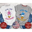 Disney Mickey and Friends It's My Birthday Shirt Mickey Minnie Donald Daisy Goofy Pluto Shirt Disney