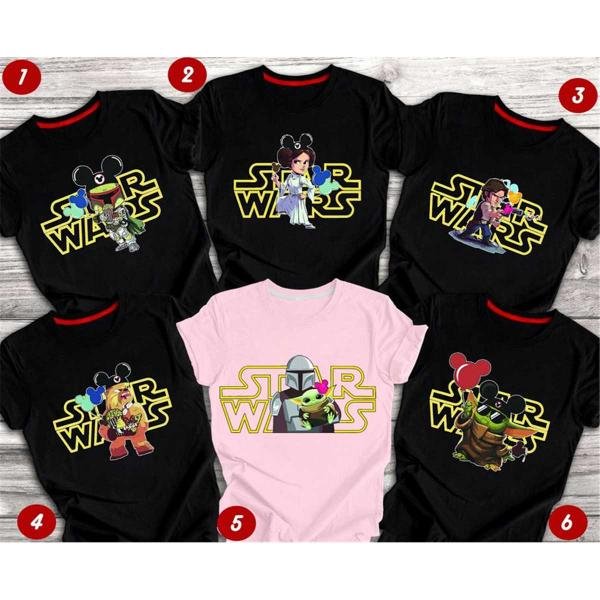 Star Wars Disney Shirt Star Wars Shirt Star Wars Character Shirt Star Wars Disney Group Shirt Star W