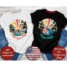 Summer Vibes Disney Shirts, Disney Retro Summer Vibes Shirt, Disney Summer Vacation, Mickey and Fire