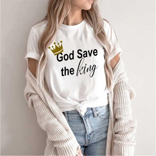 God Save The King Shirt, King Charles Coronation Shirt, King Charles lll Coronation Day Tee