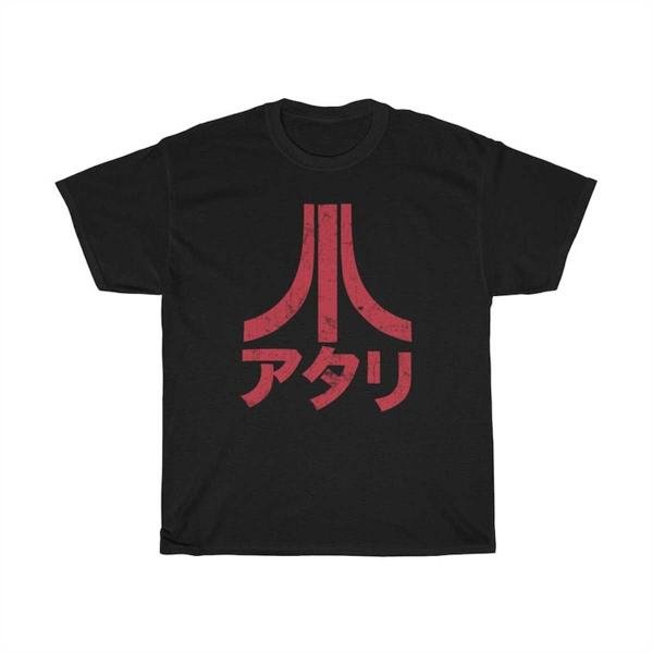 Retro Japanese Atari Logo Cotton Tee