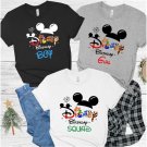 Birthday Party Disney Family Sweatshirt, Birthday Boy-Girl and Birthday Squad Mickey Minnie Family G