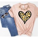 Valentine's day leopard heart woman shirt and sweatshirt Cute Valentine's gift leopard heart shirt f