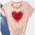 Valentines Day Gift T-shirt, Valentines Day Woman Rose Hearts Shirt and Sweatshirt, Cute Valentines 