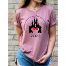 Disney Family Sweatshirt, Disneyland Castle 2023 Vacation Shirt, Retro Castle Disney , Disneyland Te
