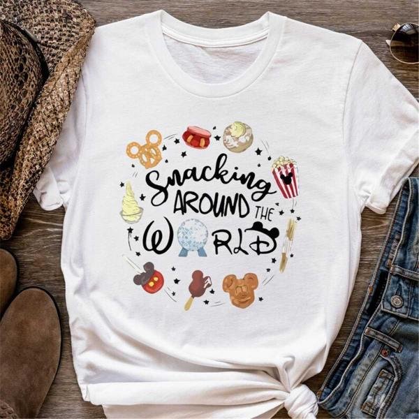 Disney Snack Family Tee, Snacking Around the World Shirt, Disney Family Matching Sweatshirt, Epcot S