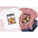 Chip and Dale Shirt, Double Trouble Shirt, Disney Couple Shirt, Disney Family Sweatshirt, Disney Mat