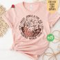 Retro Daisy Jones Merch, Wildflower Cottagecore Aurora Concert Shirt, Six Band Tshirt