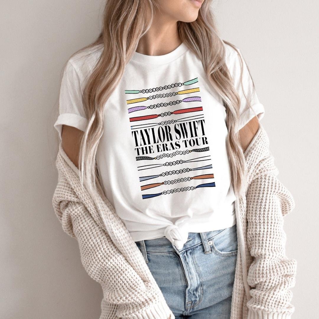 The Eras Tour Beaded Bracelets, Taylor All Album Shirt, TS The Eras Tour 2023