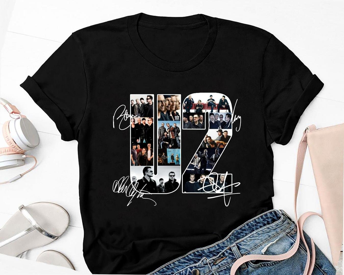 The Joshua Tree U2 Band T-Shirt, Signature U2 Band Fan Gift Shirt, U2 Band Shirt