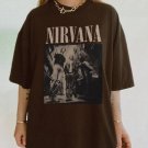 Vintage Band Tee, Nirvana Unisex Shirt, In Utero Nirvana Tour 90s Shirt
