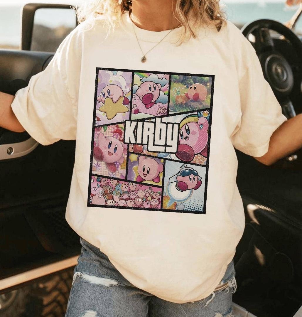 Kirby Gta Style Shirt Kirby Shirt Kirby T-Shirt