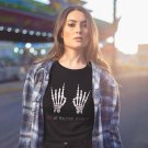 Girl At The Rock Show Skeleton Cotton Tee