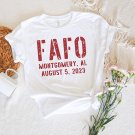 Alabama Brawl Tshirt, FAFO Shirt, Montgomery Alabama Riverboat Tee