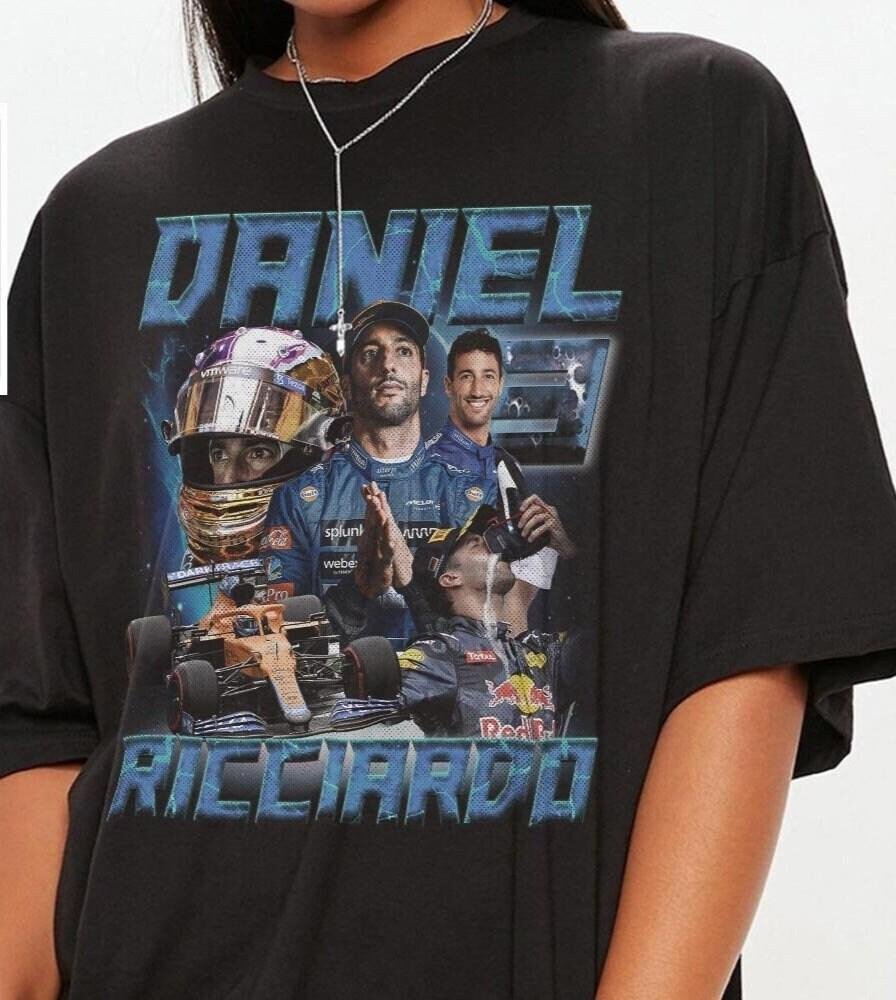 Daniel Ricciardo Racing 90s Vintage Tee, Daniel Ricciardo TShirt Gift