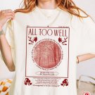 Fan Tribute Unisex Garment Dyed T-shirt, All Too Well Art Tee