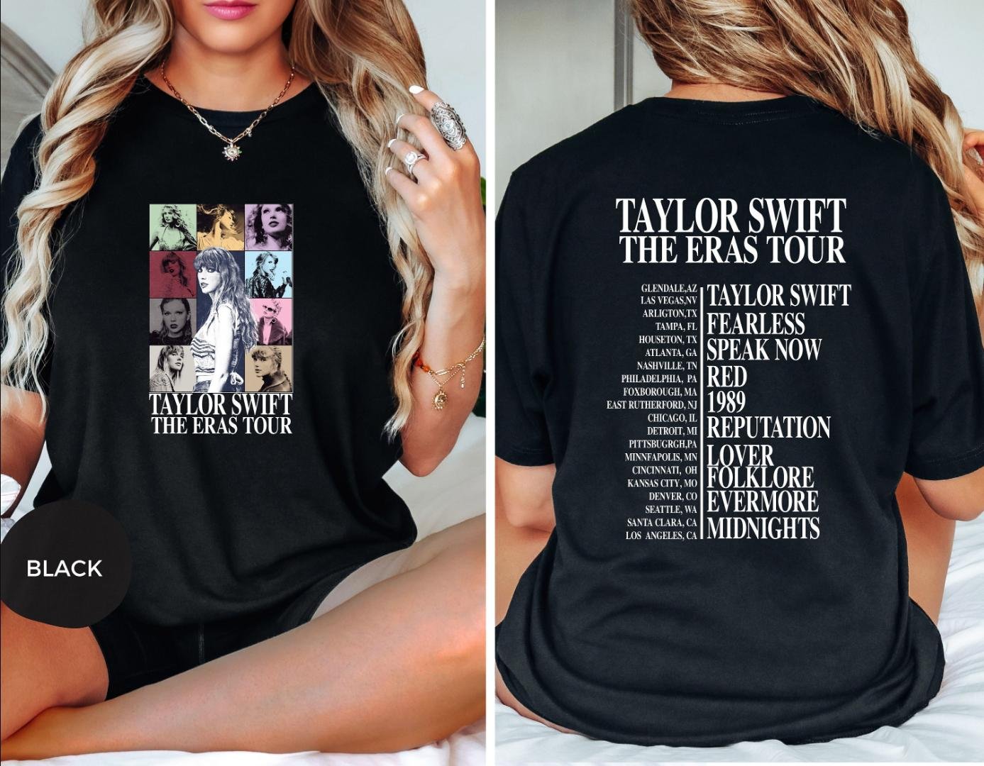 Back And Front Shirt, Taylor Swiftie Merch Shirt, Eras Tour Outfit
