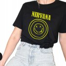 Cute Women Nirvana Shirt, Nirvana Smile Face Shirt, Nirvana Tee