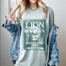 Christian God Shirt, Youve Got A Lion Inside Those Lungs Oversized Vintage Tshirt, Jesus Shirt