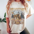 Yellowstone National Park Shirt, Yellowstone Cowboy Ranch Oversized Vintage T-Shirt