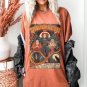 Halloween Shirt, Witch Sisters Oversized Vintage Tshirt, Tshirt