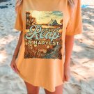 Fall Christian Country Style Vintage Shirt, We Will Reap A Harvest Oversized Vintage T-Shirt