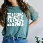 Retro Teacher Shirt, Teaching Future Leaders Oversized Vintage T-Shirt, Cute Teacher Shirt