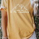 Shirt, Take Me To The Mountains Oversized T-Shirt, Womens Top Hiking