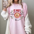 St Nick Shirt, St. Nicks Brewing Co Oversized Vintage Christmas Tshirt, Christmas Brewing Co Shirt