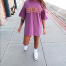 Spooky Shirt, Spooky Oversized Vintage T Shirt, Spooky Season Oversized Tee