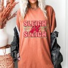 Pink Christmas Shirt, Sleigh Girl Sleigh Oversized Retro Christmas Tshirt, Santa Christmas Shirt